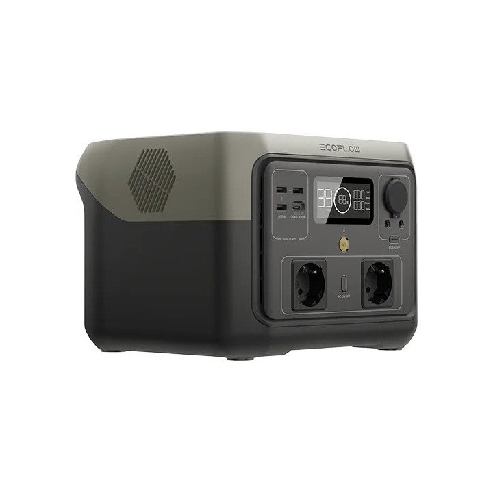תחנת כוח ניידת EcoFlow EcoFlow RIVER 2 Max 512Wh - משלוח חינם
