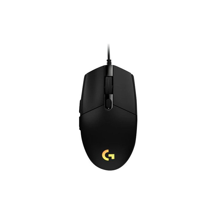 עכבר גיימינג חוטי - כולל תאורת RGB לד - צבע שחור - Logitech G102 Light