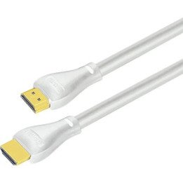 כבל HDMI 3 מטר​ כבל מסך HDMI ל- HDMI תומך 4K צבע לבן Super Connect