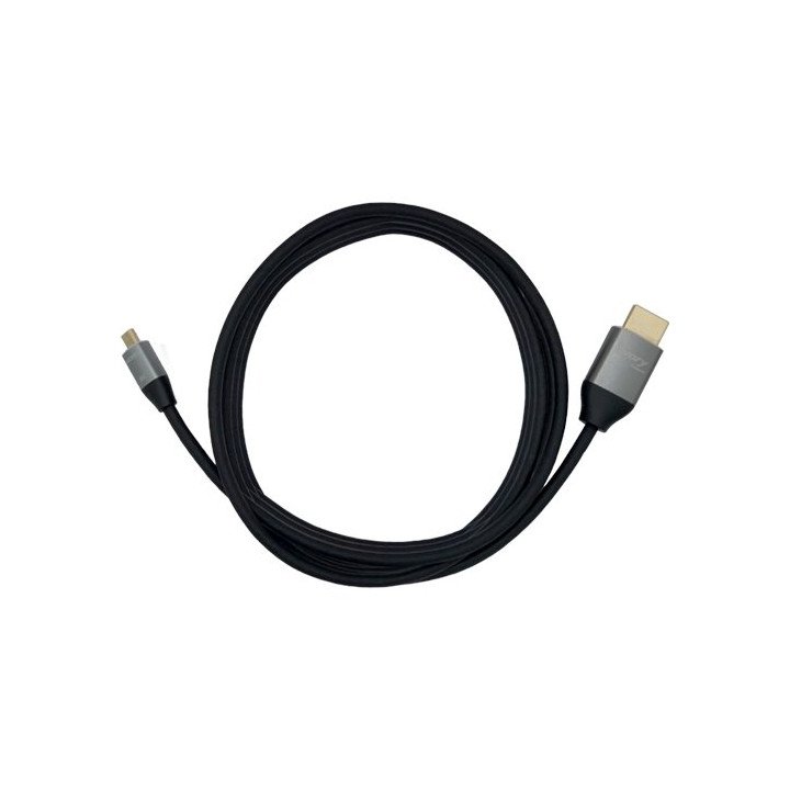 כבל Micro HDMI ל-HDMI - אורך 3 מטר - מחברים איכותיים מוזהבים - צבע שחו