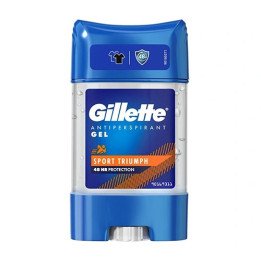 דאודורנט ג'ילט לגבר Gillette Antiperspirant Gel Sport Triumph בנפח 70m