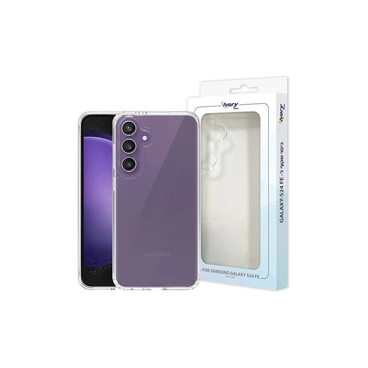 מגן לטלפון סמסונג גלקסי Galaxy S24 FE שקוף Super Mobile