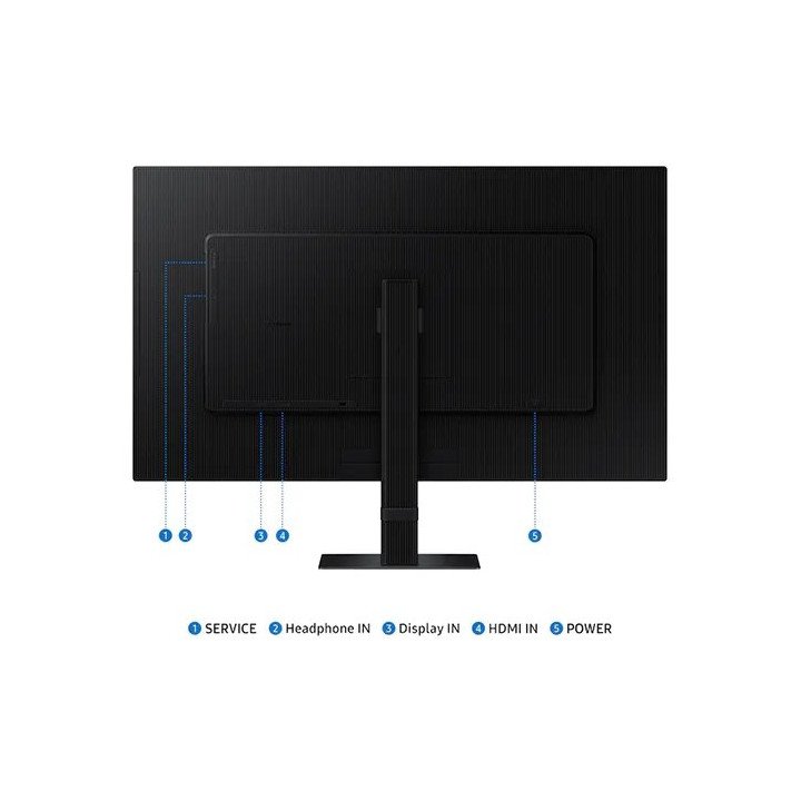 מסך מחשב 27 אינץ Samsung ViewFinity S7 S27D706EAM IPS HDR10 בצבע שחור