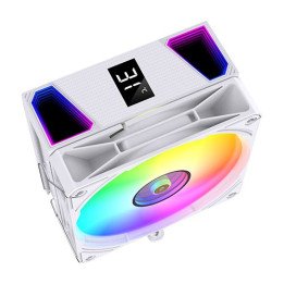 קירור למעבד עם צג טמפרטורה Super Gaming X220 Display ARGB בצבע לבן