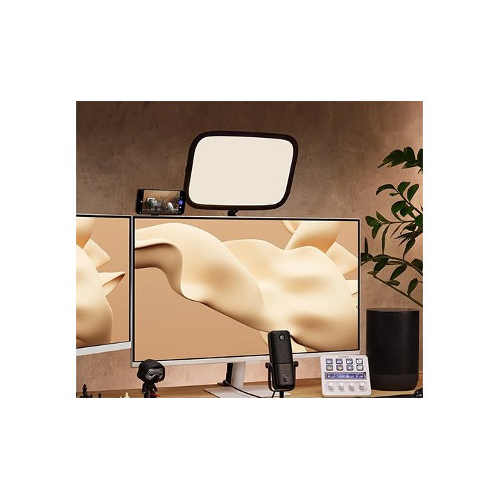 תאורת אולפן Elgato Key Light עם מעמד שולחני