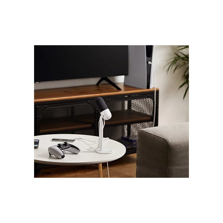 מיקרופון גיימינג שולחני למחשב Elgato Wave Neo בצבע לבן